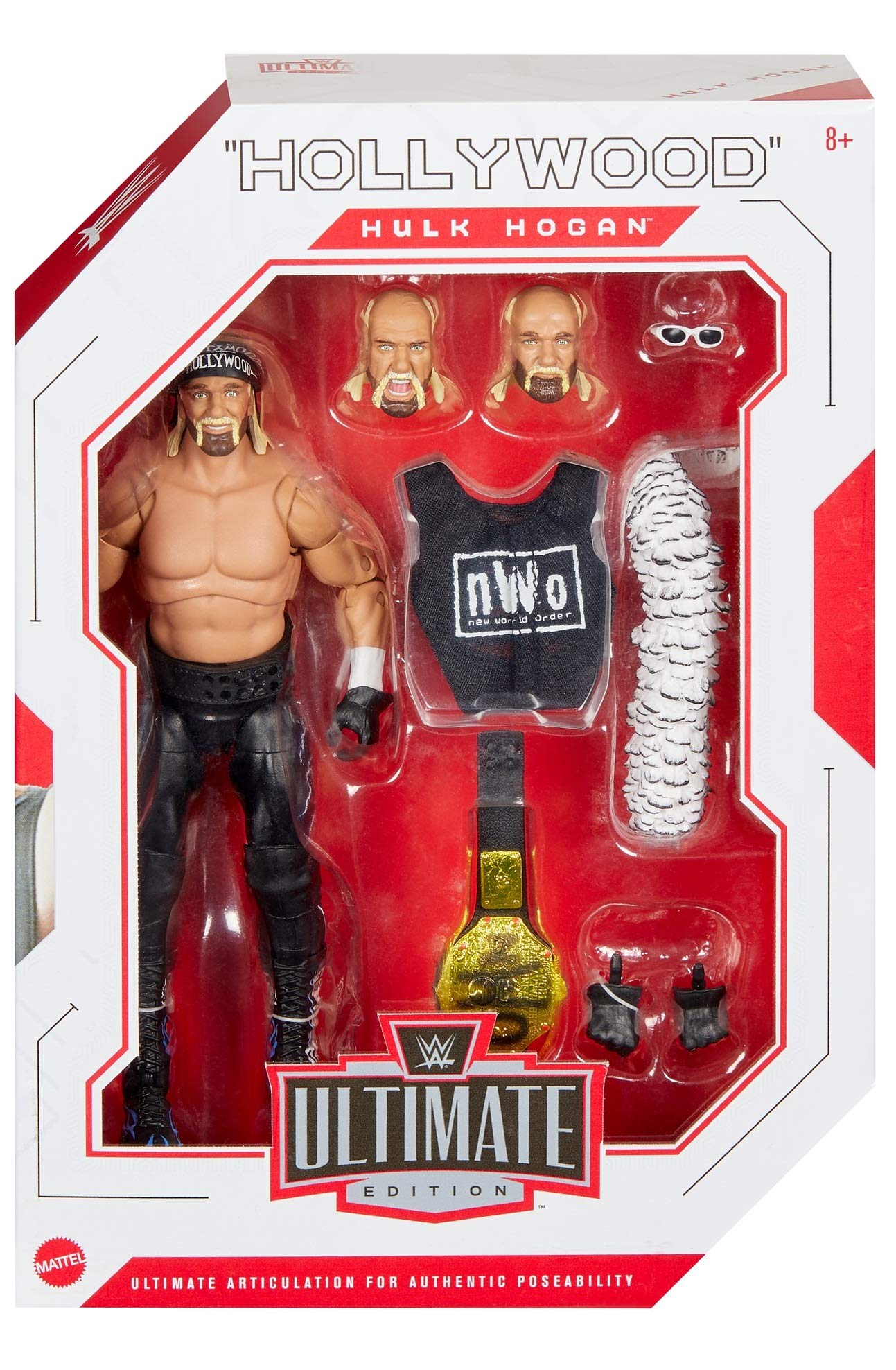 Foto 6 pulgar | Figura de Acción Wwe Ultimate Edition Hollywood Hogan 15 cm - Venta Internacional