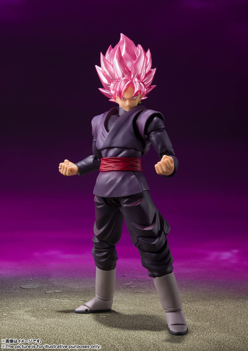 Foto 3 pulgar | Figura De Acción Tamashii Nations Dragon Ball Goku Black - Venta Internacional.