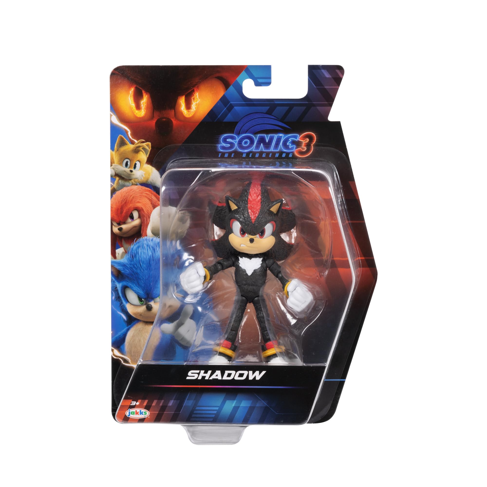 Foto 4 pulgar | Figura De Acción Sonic The Hedgehog Sonic 3 Movie Shadow 13cm - Venta Internacional.