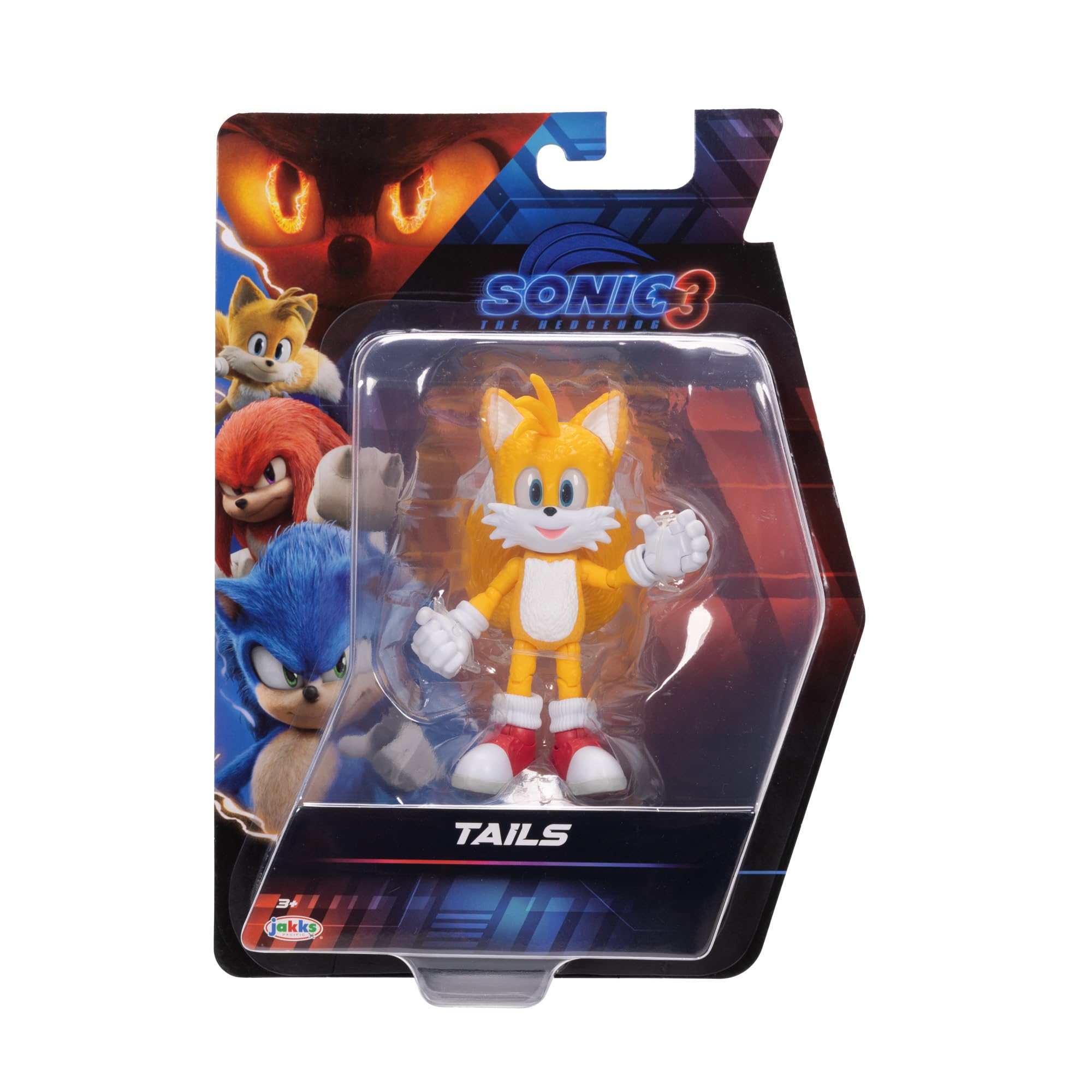 Foto 4 pulgar | Figura De Acción Sonic The Hedgehog Sonic 3 Movie Tails 12 Cm - Venta Internacional.