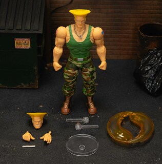Foto 2 | Figura De Acción Jada Toys Street Fighter Ii Guile A Escala 1:12 - Venta Internacional.