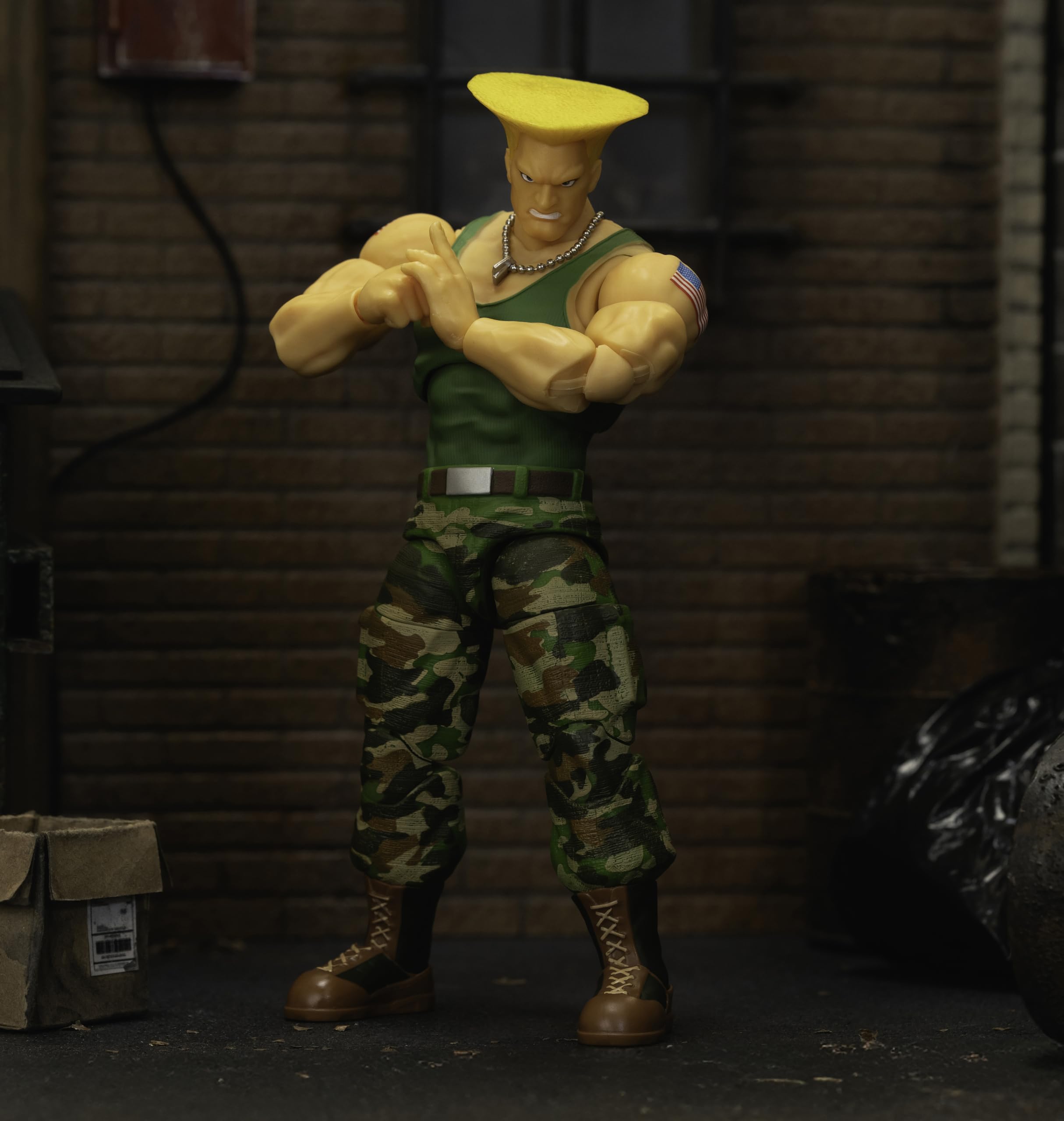 Foto 4 pulgar | Figura De Acción Jada Toys Street Fighter Ii Guile A Escala 1:12 - Venta Internacional.