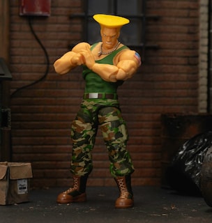 Foto 3 | Figura De Acción Jada Toys Street Fighter Ii Guile A Escala 1:12 - Venta Internacional.