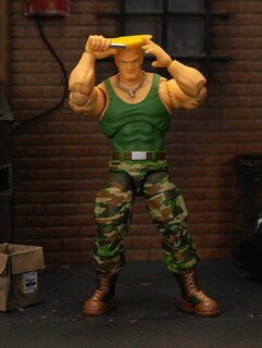 Foto 4 | Figura De Acción Jada Toys Street Fighter Ii Guile A Escala 1:12 - Venta Internacional.
