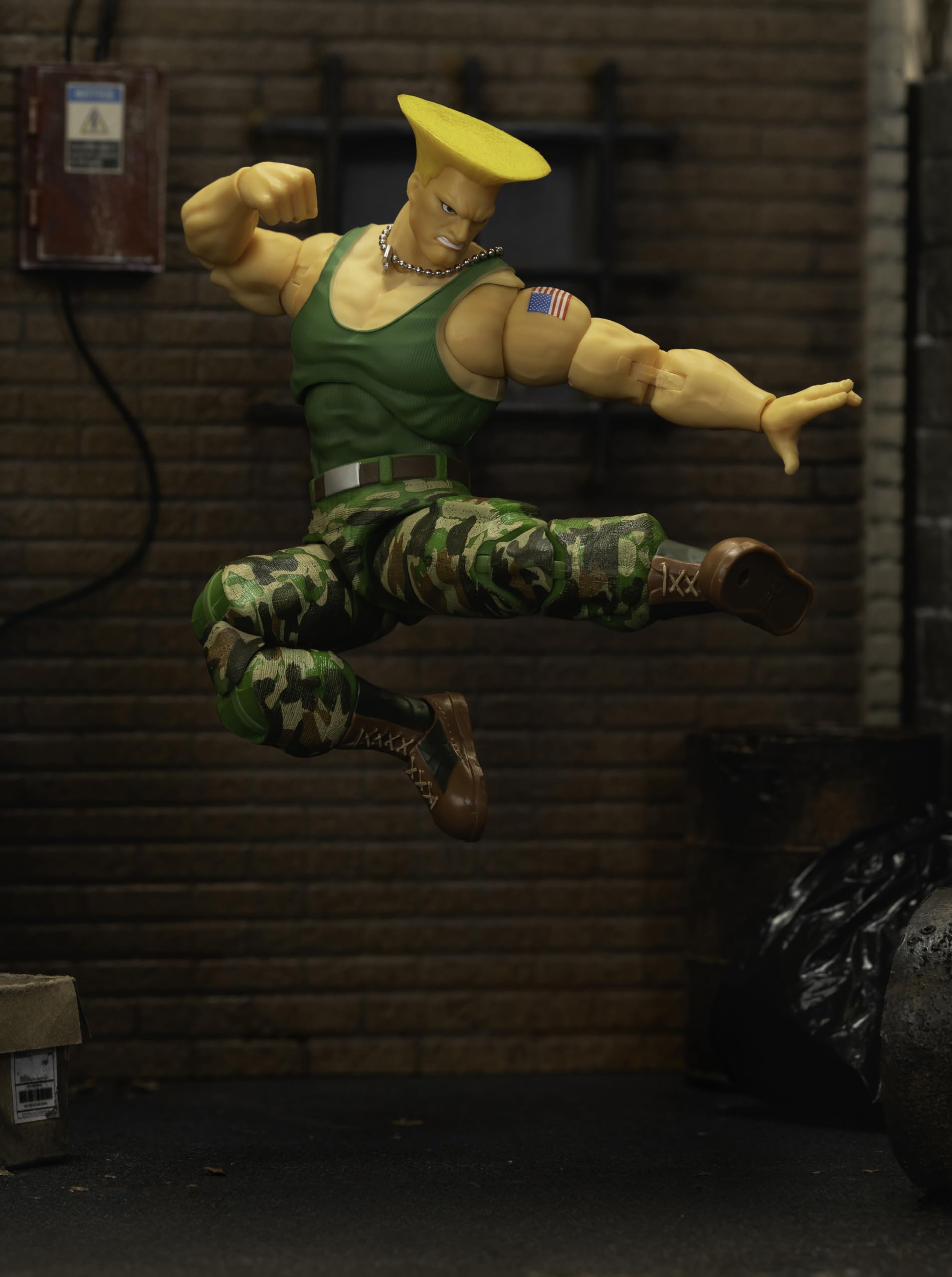 Foto 6 pulgar | Figura De Acción Jada Toys Street Fighter Ii Guile A Escala 1:12 - Venta Internacional.