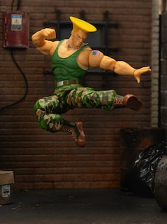 Foto 5 | Figura De Acción Jada Toys Street Fighter Ii Guile A Escala 1:12 - Venta Internacional.