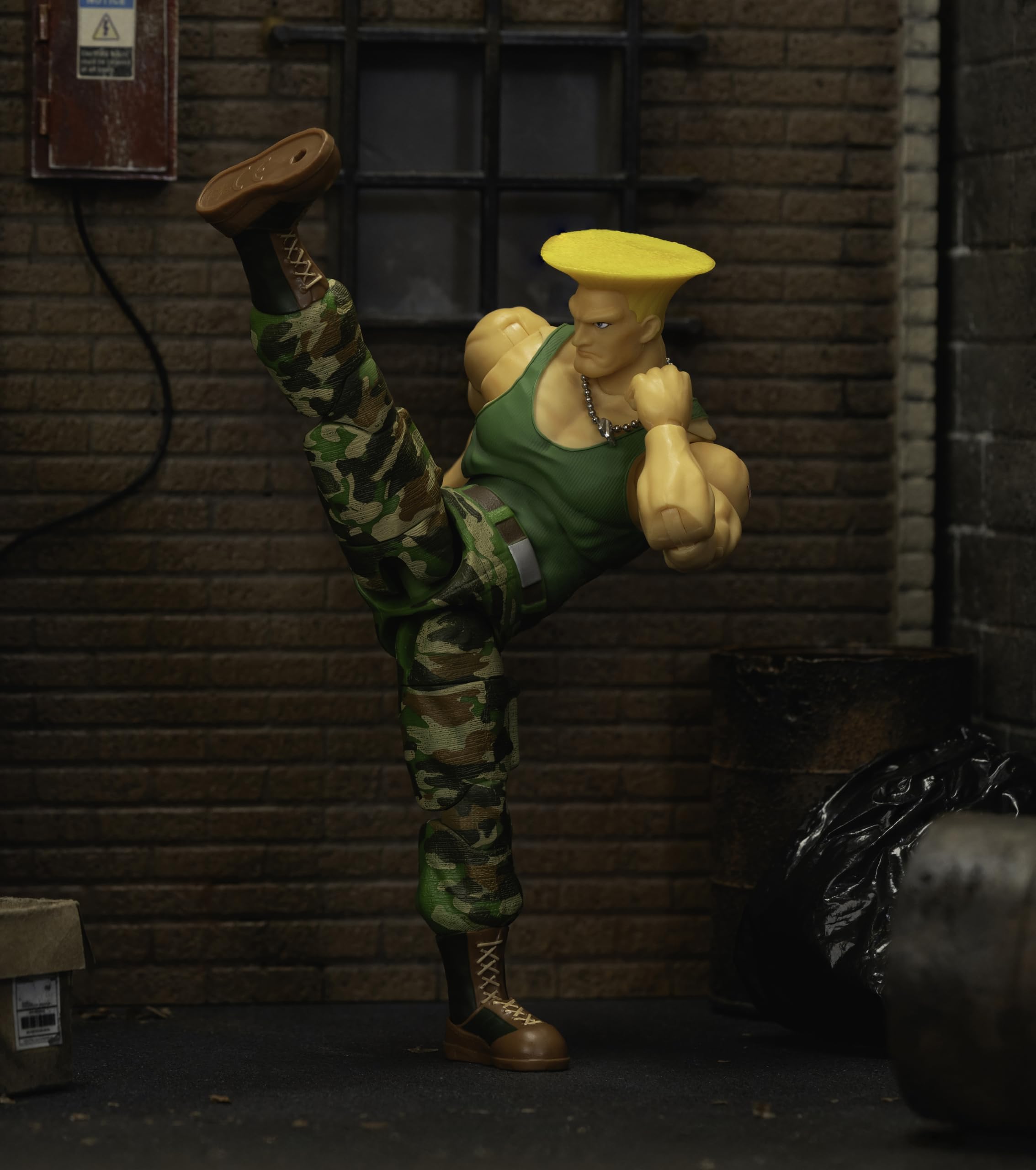 Foto 7 pulgar | Figura De Acción Jada Toys Street Fighter Ii Guile A Escala 1:12 - Venta Internacional.