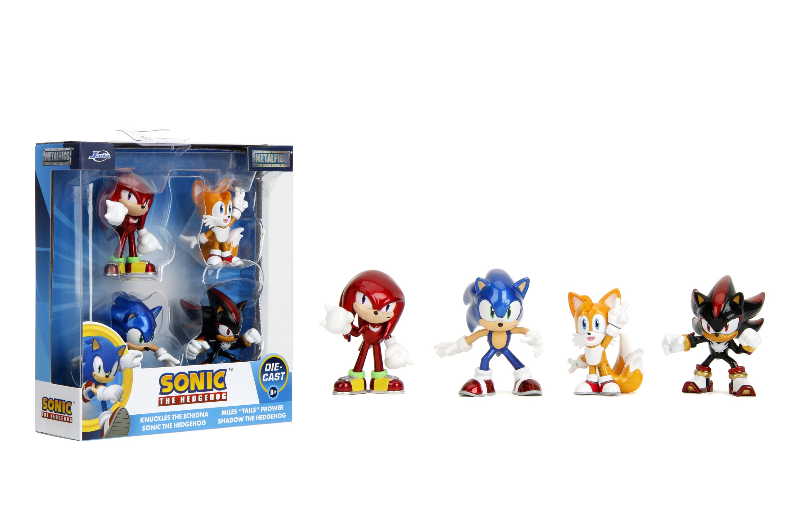 Foto 1 | Pack De 4 Figuras Fundidas A Presión Sonic The Hedgehog 2.5 Wave 1 - Venta Internacional.