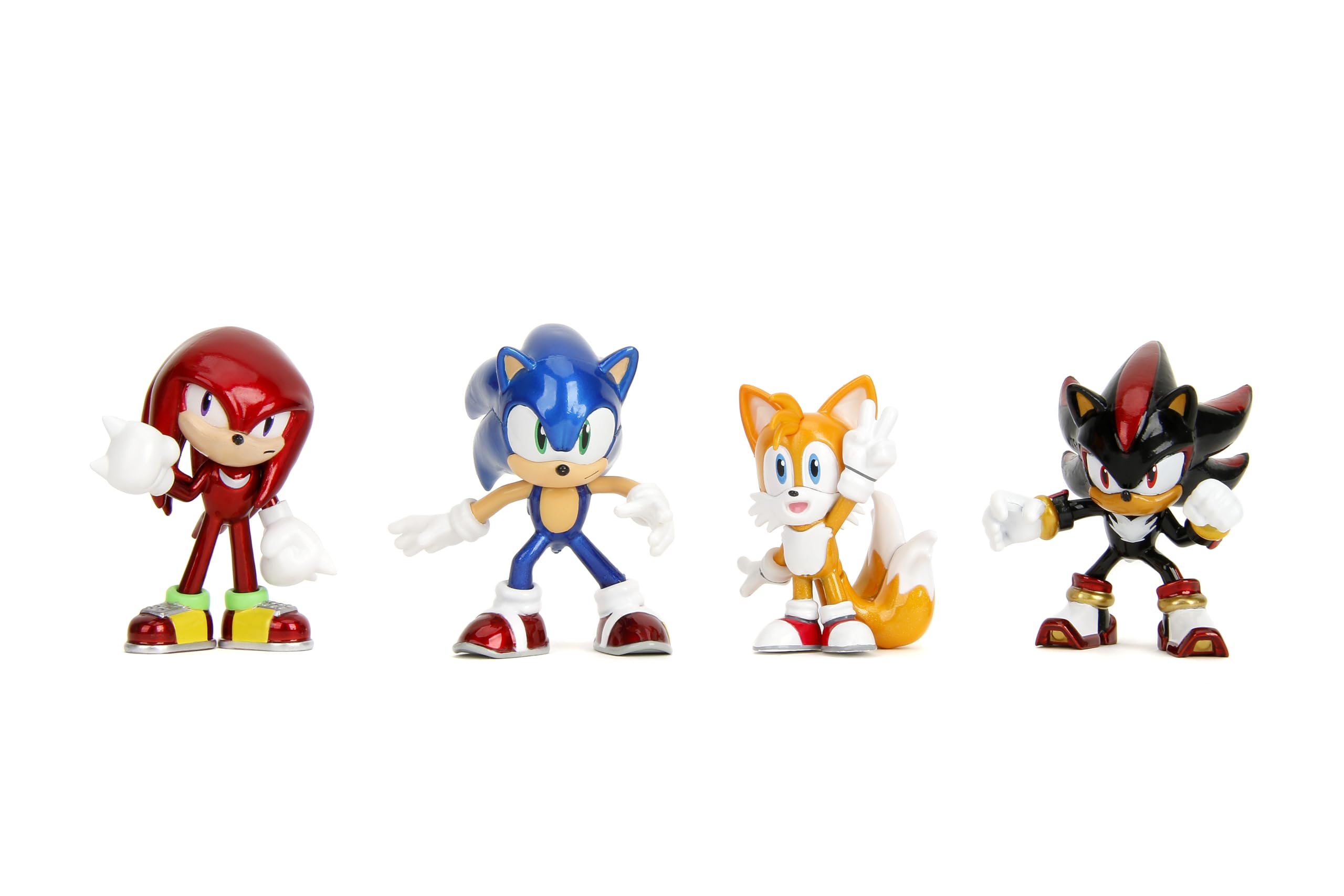 Foto 5 | Pack De 4 Figuras Fundidas A Presión Sonic The Hedgehog 2.5 Wave 1 - Venta Internacional.