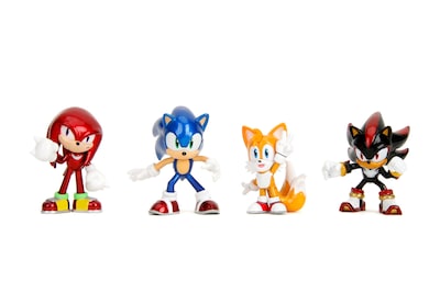 Foto 5 | Pack De 4 Figuras Fundidas A Presión Sonic The Hedgehog 2.5 Wave 1 - Venta Internacional.