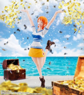 Foto 7 | Figura De Acción Tamashii Nations One Piece Nami Romance Dawn - Venta Internacional.