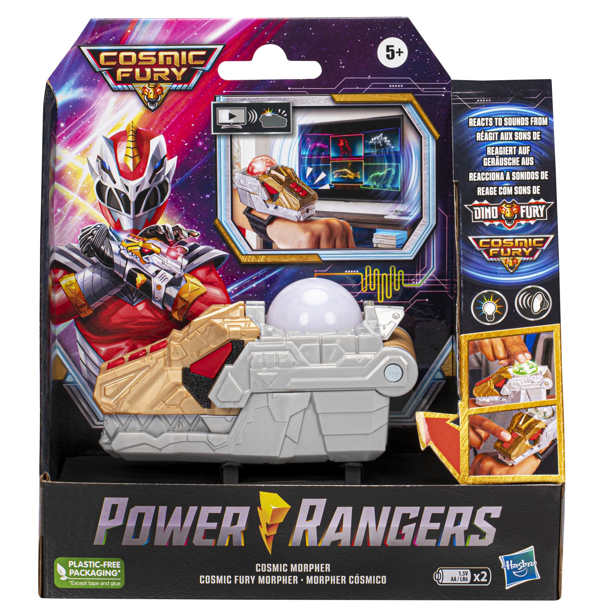 Foto 3 pulgar | Juego De Rol: Power Rangers Cosmic Fury Cosmic Morpher - Venta Internacional.