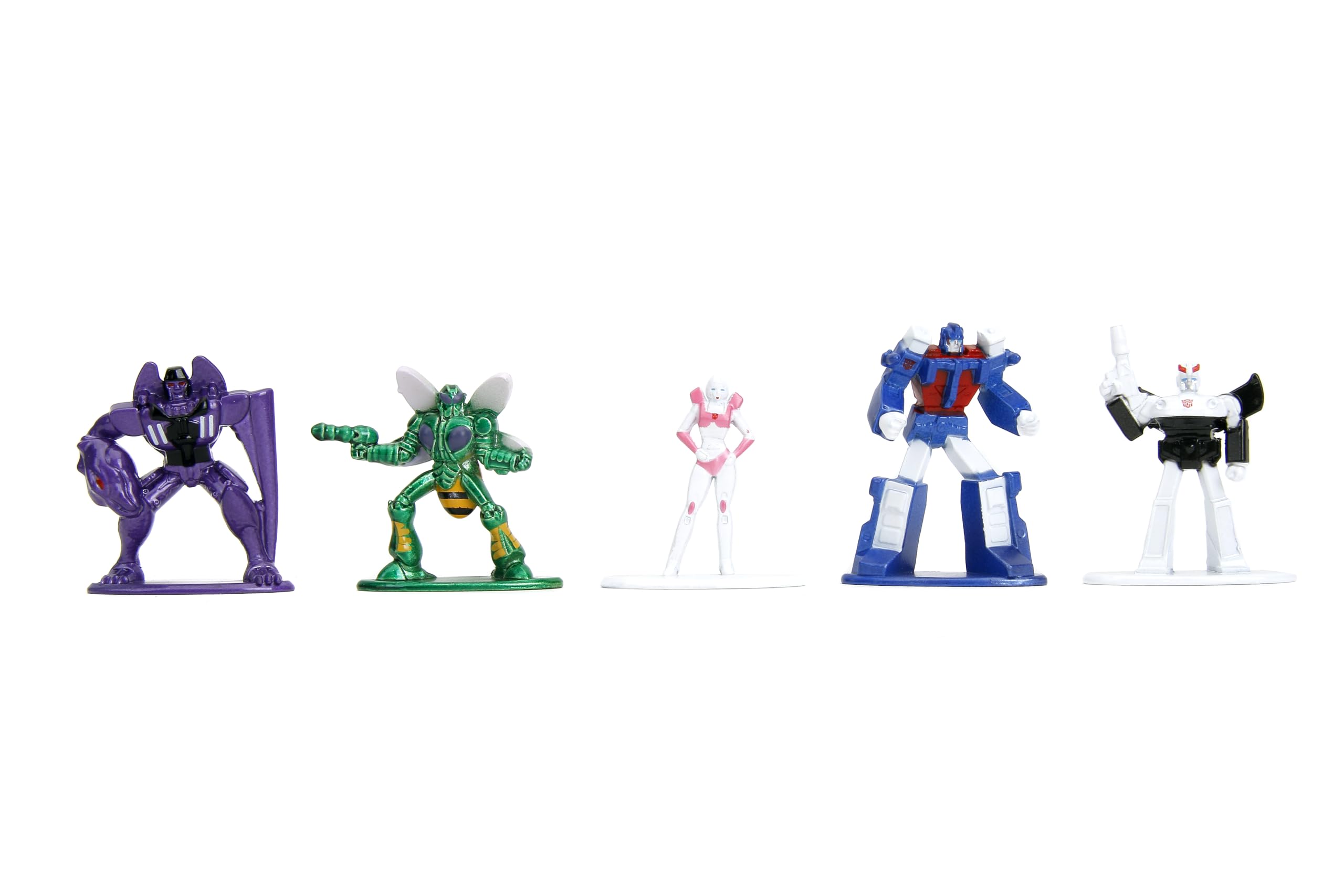 Foto 5 pulgar | Toy Jada Toys Transformers, 18 Unidades, Figuras Fundidas A Presión En Nanometal - Venta Internacional.