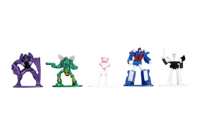 Foto 4 | Toy Jada Toys Transformers, 18 Unidades, Figuras Fundidas A Presión En Nanometal - Venta Internacional.