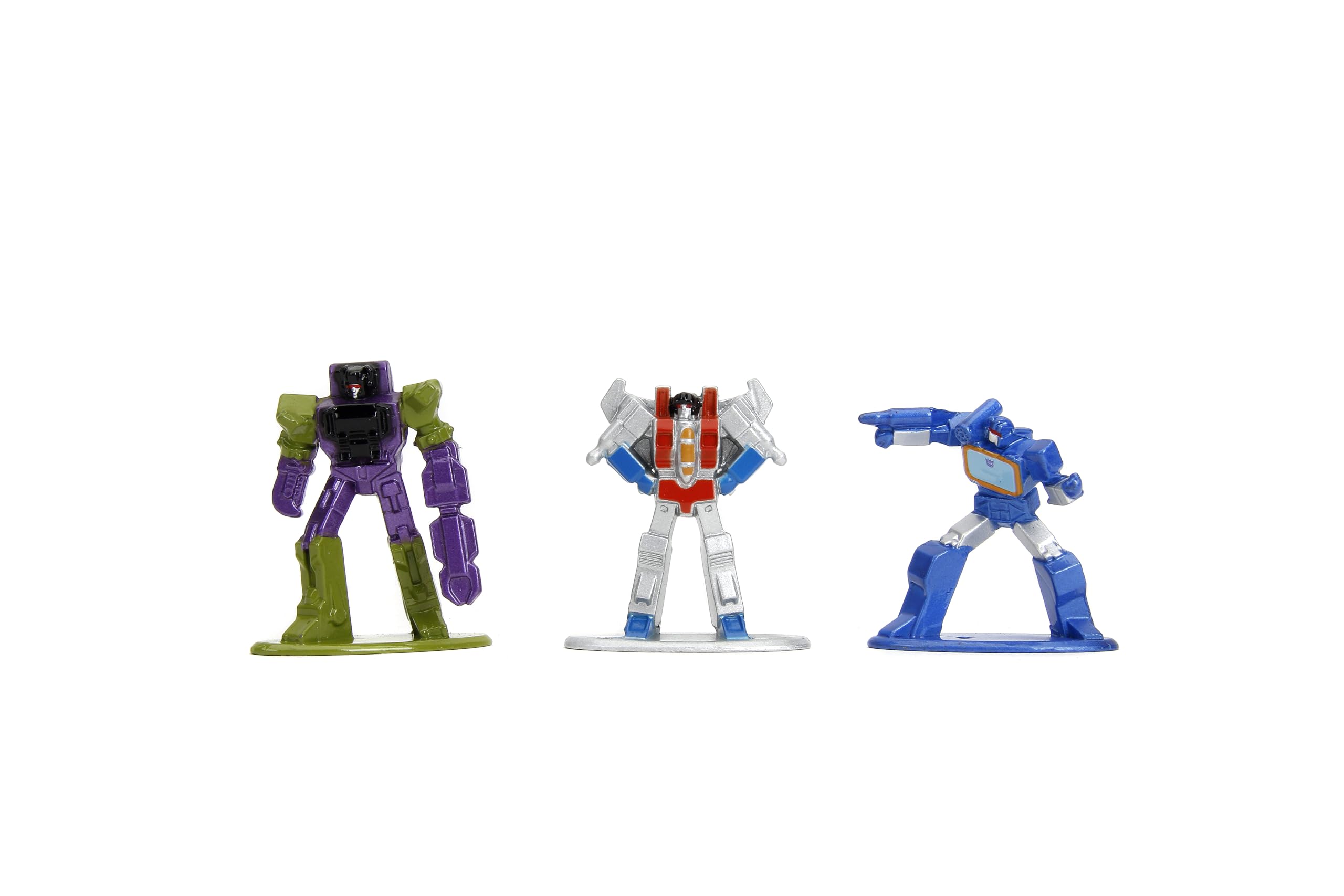 Foto 6 pulgar | Toy Jada Toys Transformers, 18 Unidades, Figuras Fundidas A Presión En Nanometal - Venta Internacional.