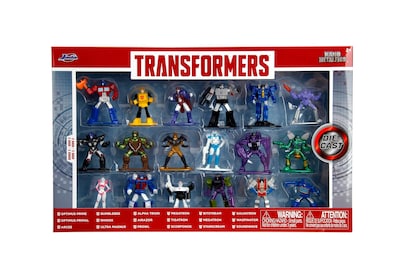 Foto 7 | Toy Jada Toys Transformers, 18 Unidades, Figuras Fundidas A Presión En Nanometal - Venta Internacional.