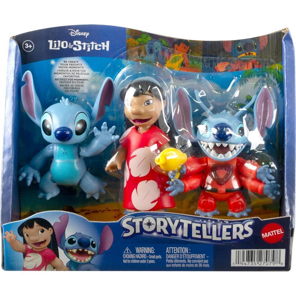 Foto 2 pulgar | Figuras Disney Storytellers Lilo y Stitch HMM01 Mattel