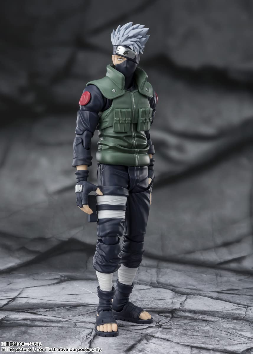 Foto 3 pulgar | Figura De Acción Tamashii Nations Naruto Shippuden Kakashi Hatake - Venta Internacional.