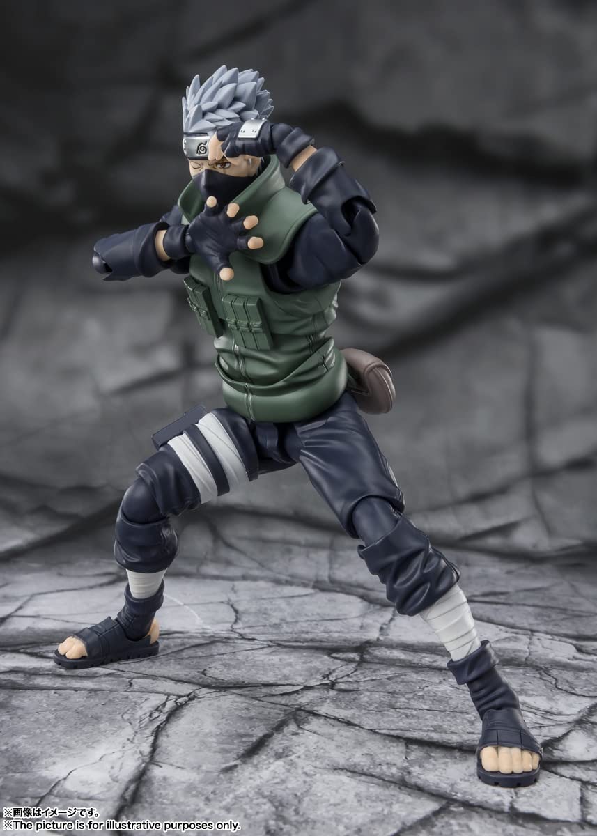 Foto 5 pulgar | Figura De Acción Tamashii Nations Naruto Shippuden Kakashi Hatake - Venta Internacional.