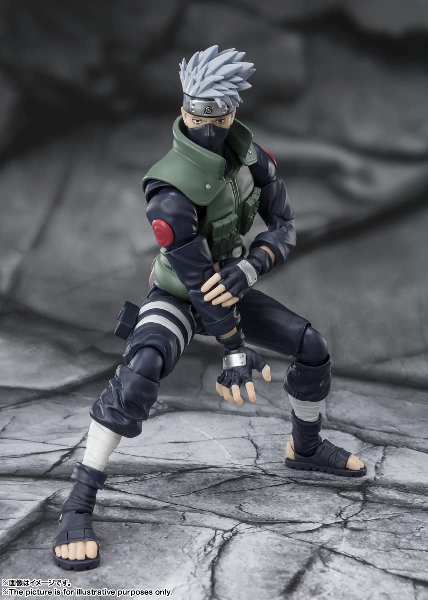 Foto 6 pulgar | Figura De Acción Tamashii Nations Naruto Shippuden Kakashi Hatake - Venta Internacional.