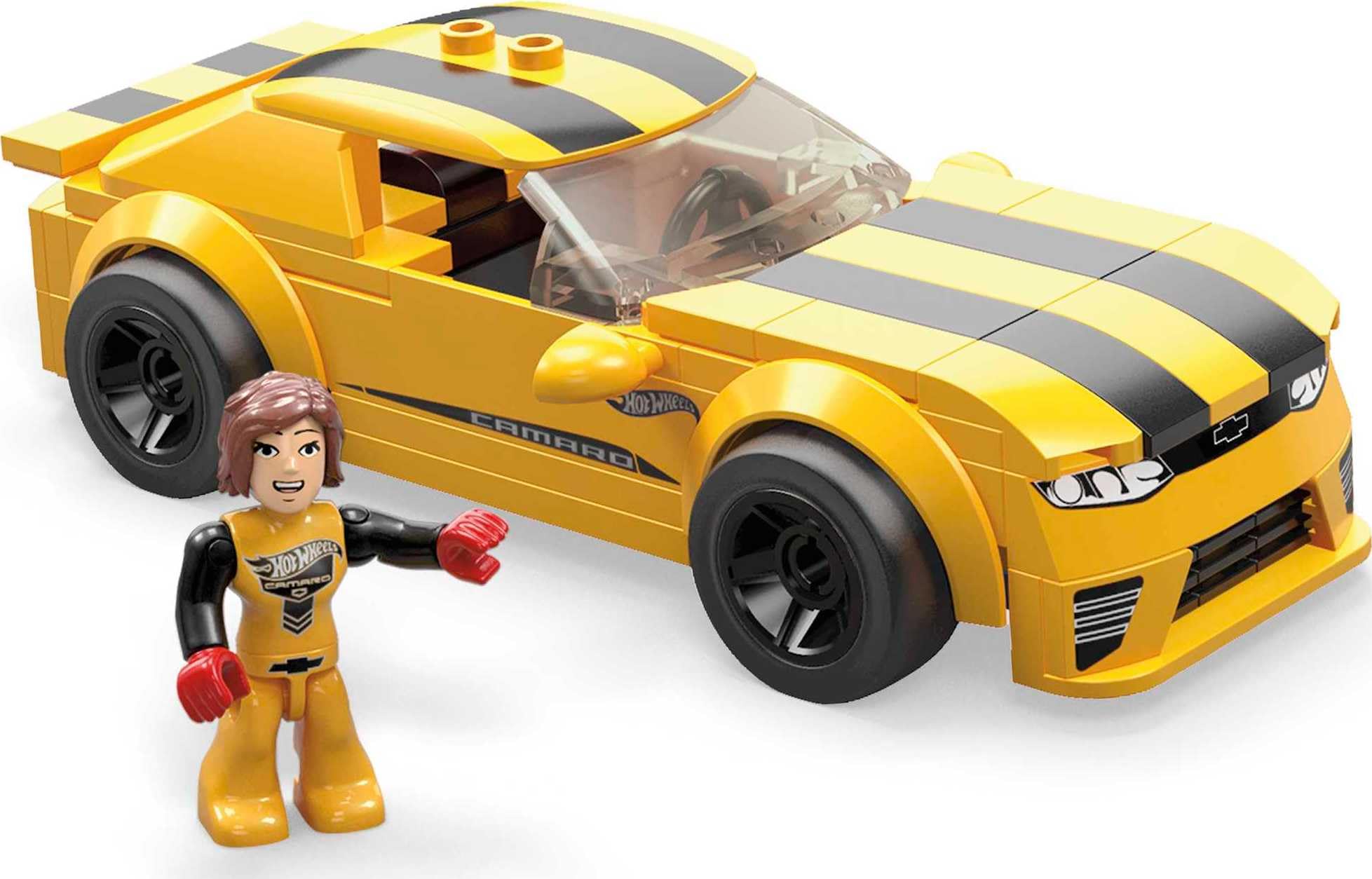 Foto 3 pulgar | Set De Juego Para Construir Coches De Carreras Mega Hot Wheels 17 Camaro - Venta Internacional.