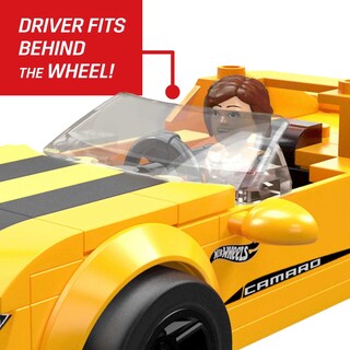 Foto 4 | Set De Juego Para Construir Coches De Carreras Mega Hot Wheels 17 Camaro - Venta Internacional.