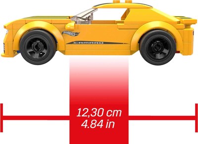 Foto 5 | Set De Juego Para Construir Coches De Carreras Mega Hot Wheels 17 Camaro - Venta Internacional.