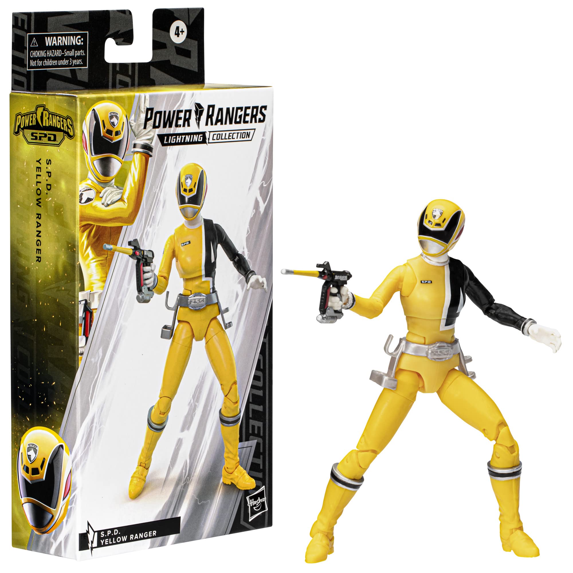 Foto 2 pulgar | Figura De Acción Power Rangers S.p.d. Yellow Ranger 15 Cm - Venta Internacional.