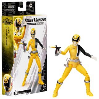 Foto 1 | Figura De Acción Power Rangers S.p.d. Yellow Ranger 15 Cm - Venta Internacional.