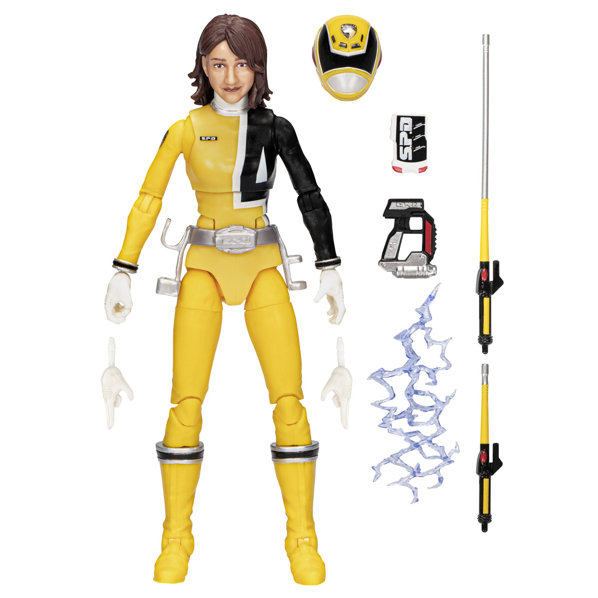 Foto 6 pulgar | Figura De Acción Power Rangers S.p.d. Yellow Ranger 15 Cm - Venta Internacional.