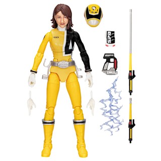 Foto 5 | Figura De Acción Power Rangers S.p.d. Yellow Ranger 15 Cm - Venta Internacional.