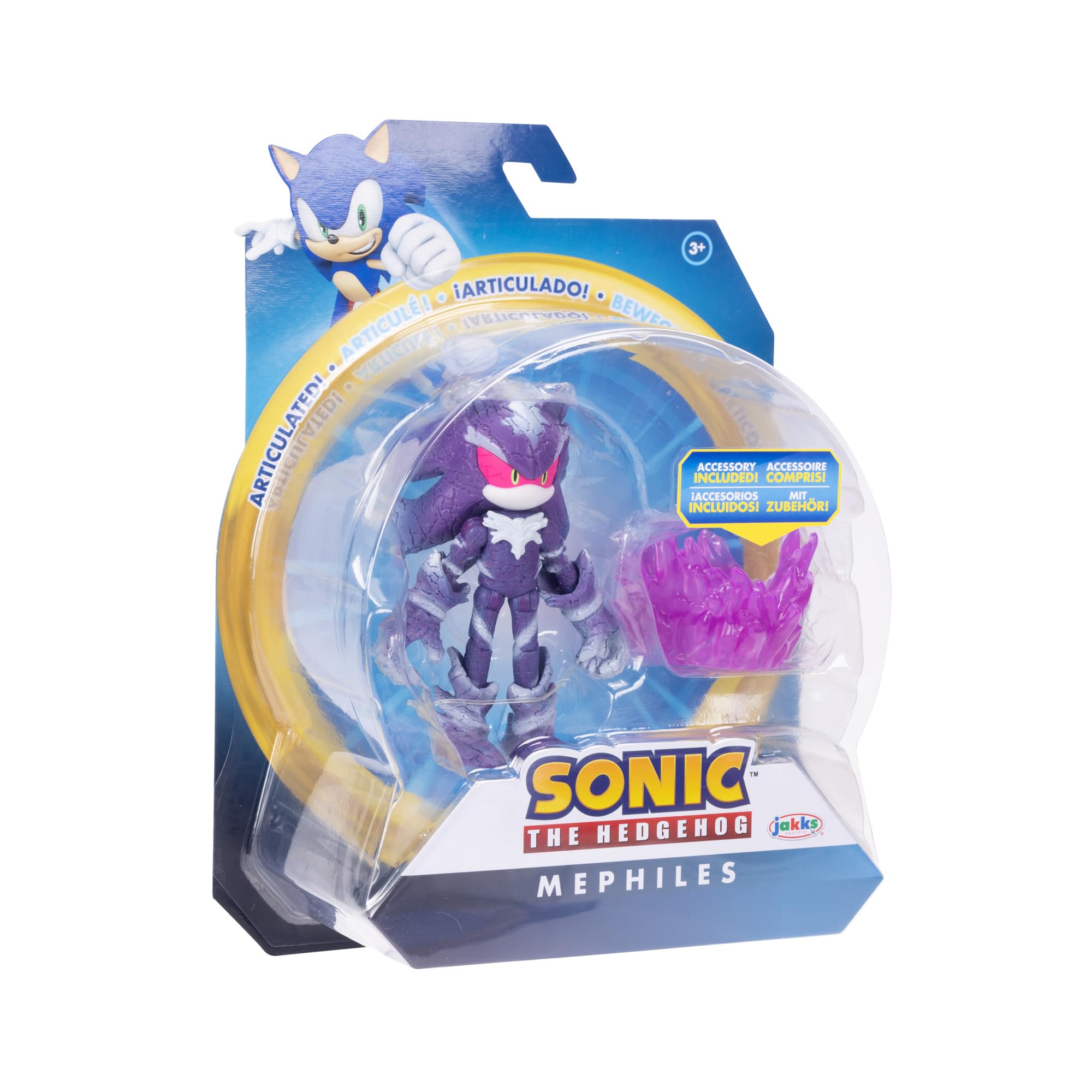 Foto 5 pulgar | Figura De Acción Sonic The Hedgehog Mephiles The Dark 10 Cm - Venta Internacional.