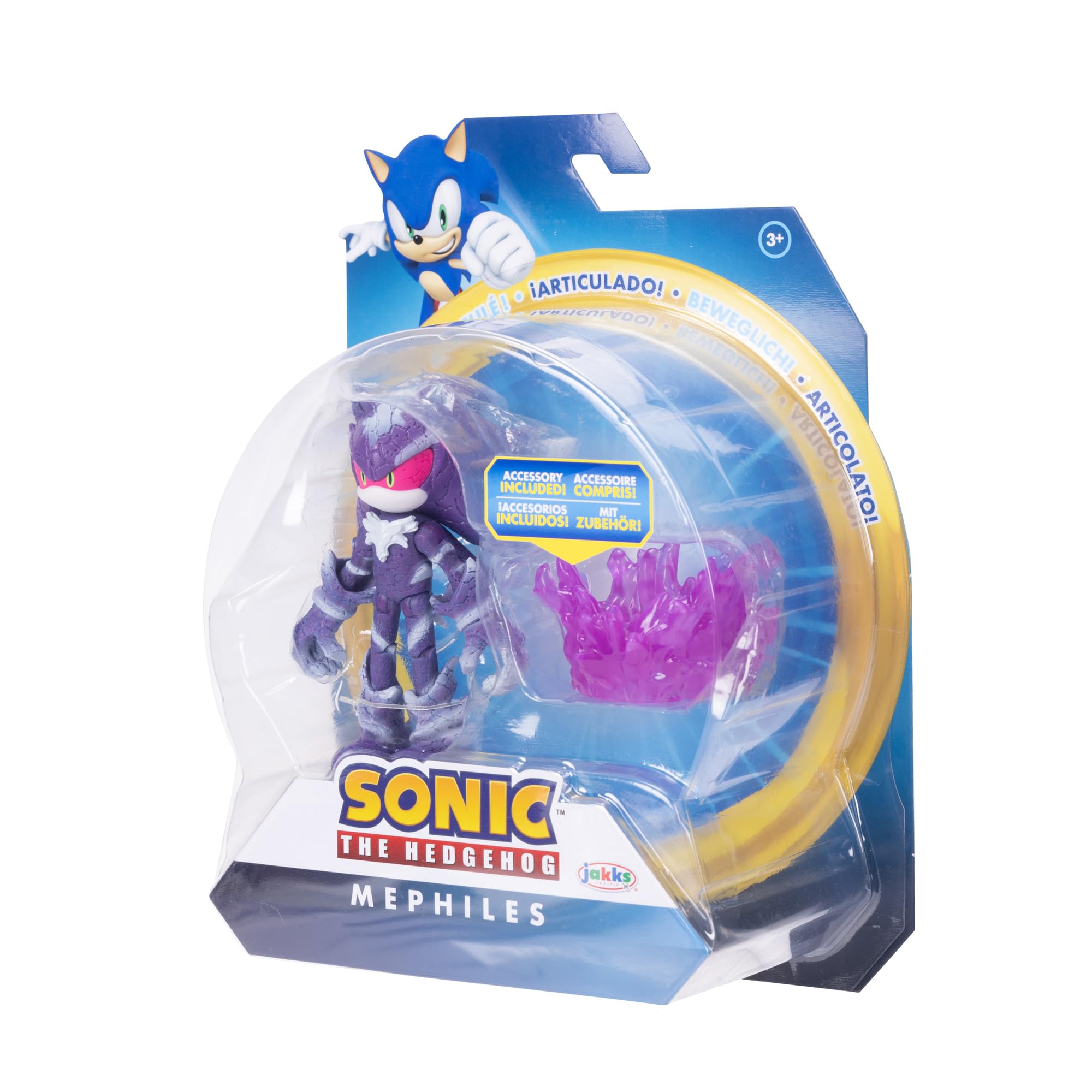 Foto 6 pulgar | Figura De Acción Sonic The Hedgehog Mephiles The Dark 10 Cm - Venta Internacional.