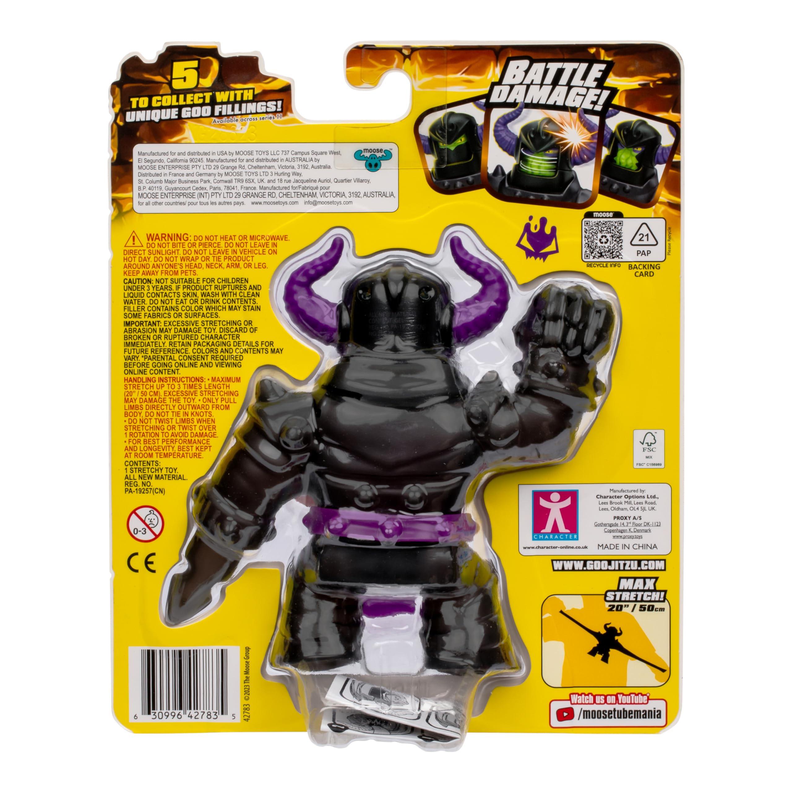 Foto 4 | Stretch Striker Heroes Of Goo Jit Zu Ultra Rare Orbitox - Venta Internacional.