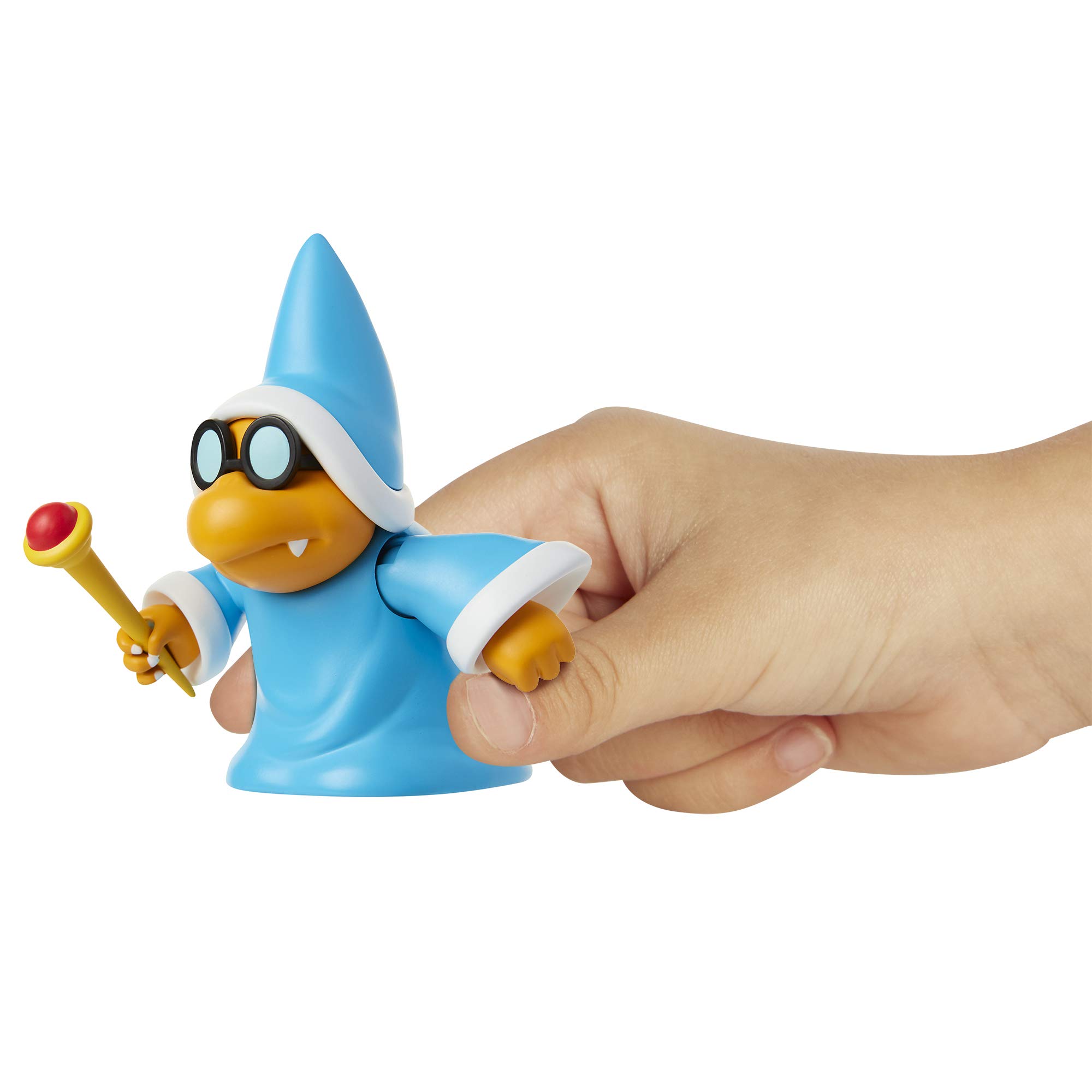 Foto 3 pulgar | Figura De Acción Nintendo Super Mario Magikoopa Con Varita - Venta Internacional.