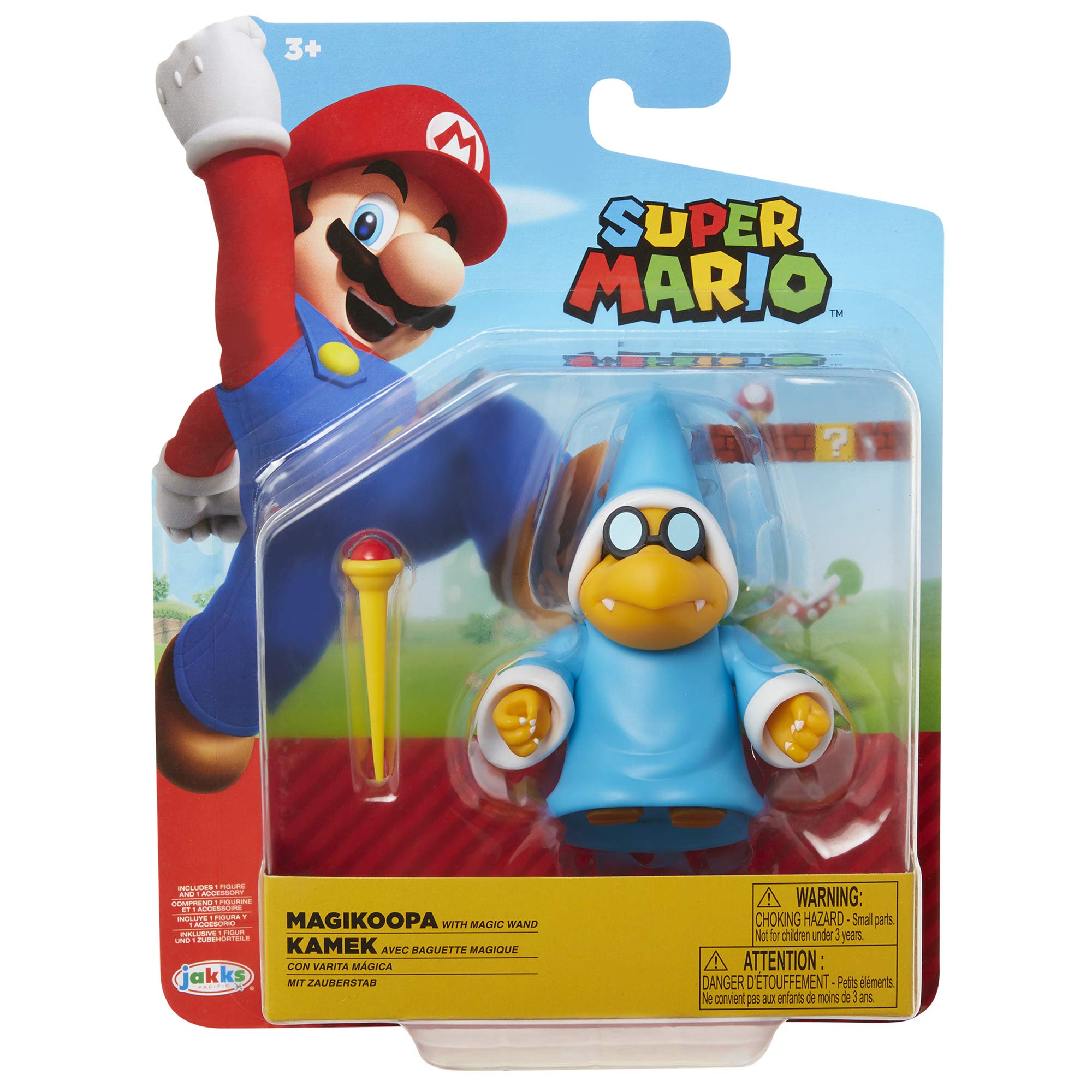 Foto 7 pulgar | Figura De Acción Nintendo Super Mario Magikoopa Con Varita - Venta Internacional.
