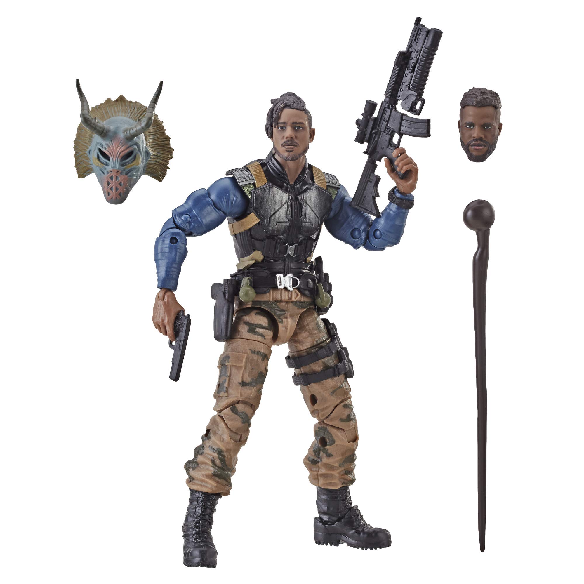 Foto 2 pulgar | Figura De Acción De La Serie Marvel Legends Black Panther Erik Killmonger, 15 Cm - Venta Internacional.