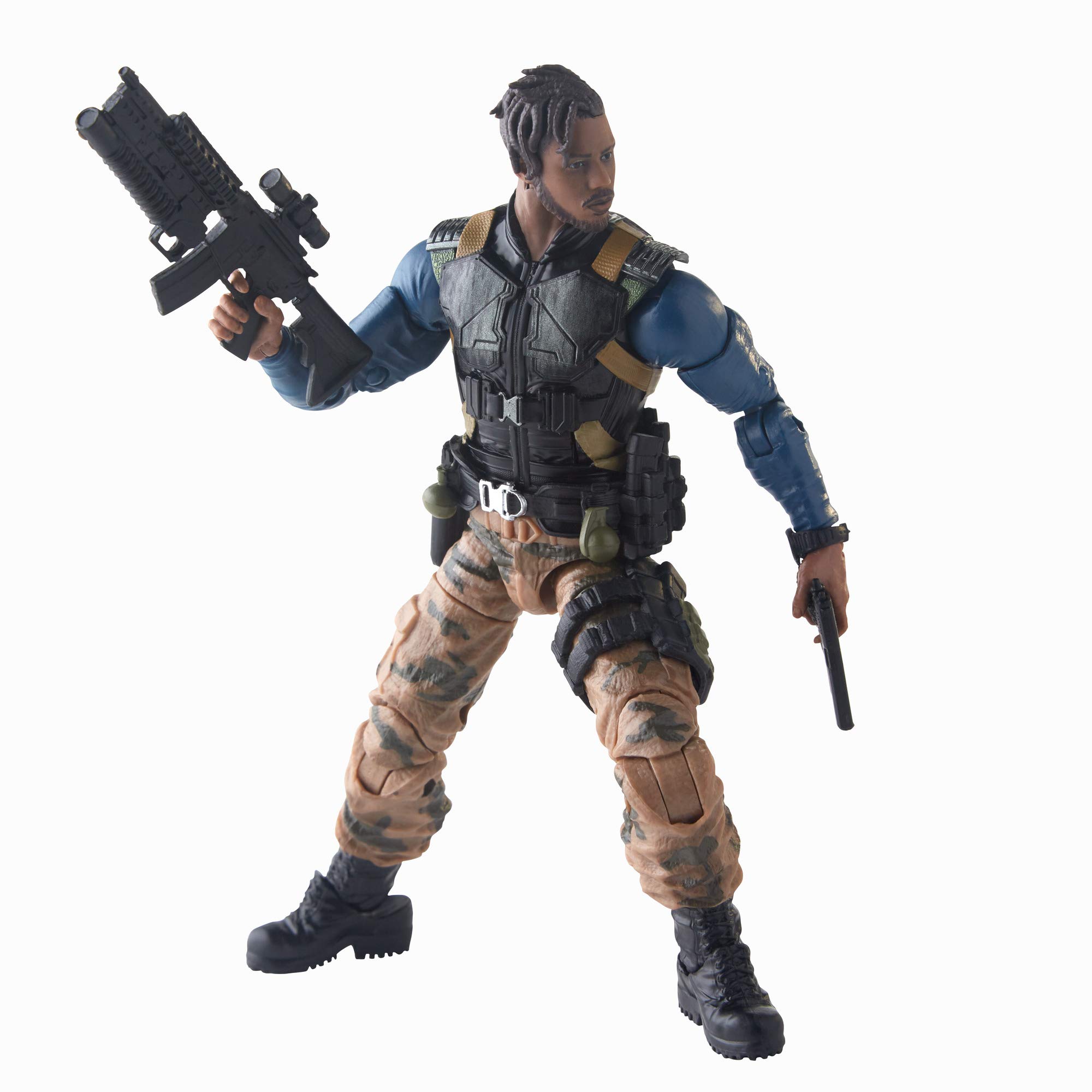 Foto 4 pulgar | Figura De Acción De La Serie Marvel Legends Black Panther Erik Killmonger, 15 Cm - Venta Internacional.