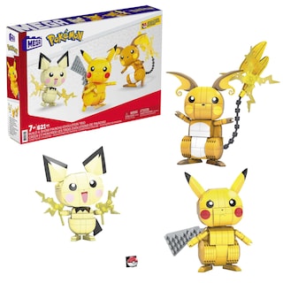 Foto 1 | Set De Construcción De Juguetes Mega Pokémon Con Figuras De Acción Pikachu De 4 Pulgadas - Venta Internacional.