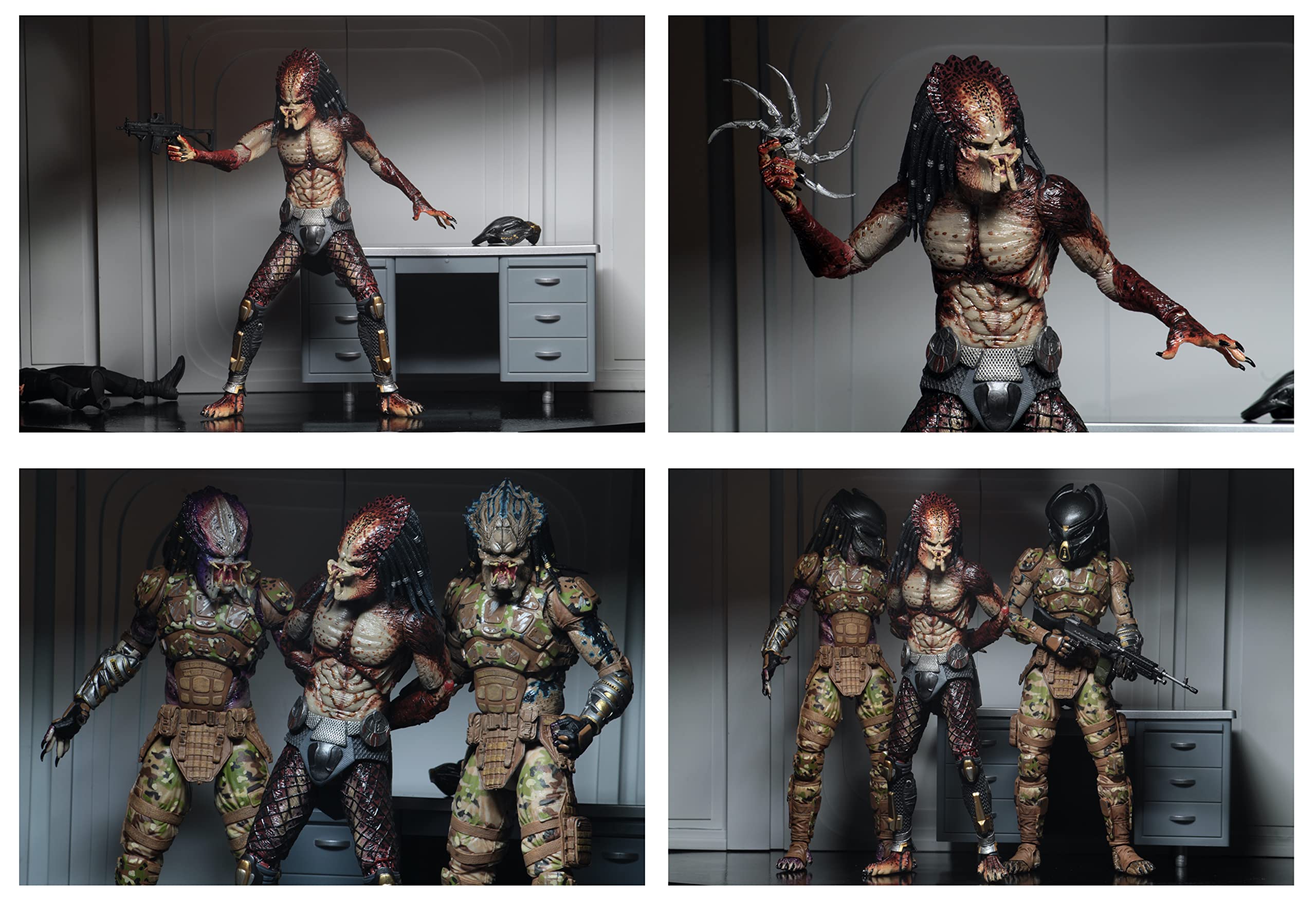 Foto 4 pulgar | Figura De Acción Neca Collectible Predator 2018 Fugitive 7 Pulgadas - Venta Internacional.