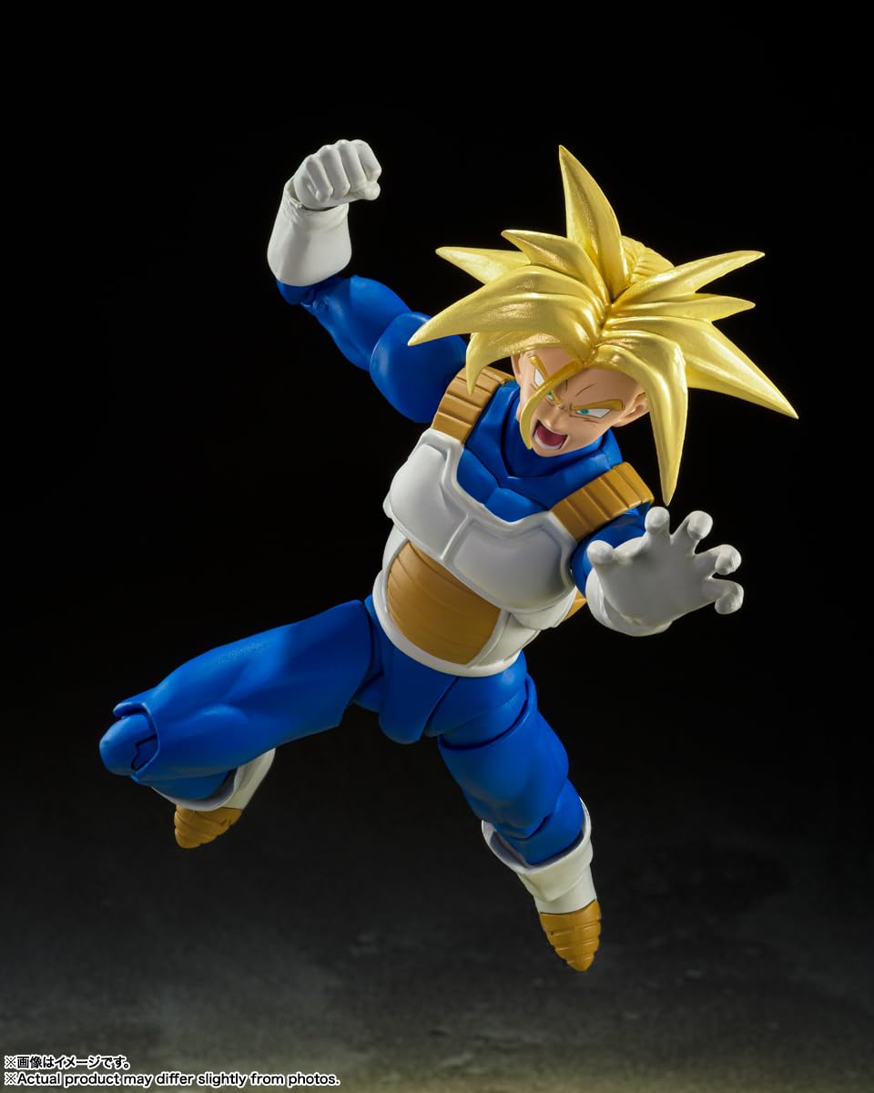 Foto 3 pulgar | Figura De Acción Tamashii Nations Dragon Ball Z Super Saiyan Trunks - Venta Internacional.