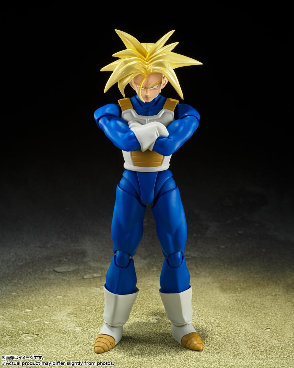 Foto 4 pulgar | Figura De Acción Tamashii Nations Dragon Ball Z Super Saiyan Trunks - Venta Internacional.