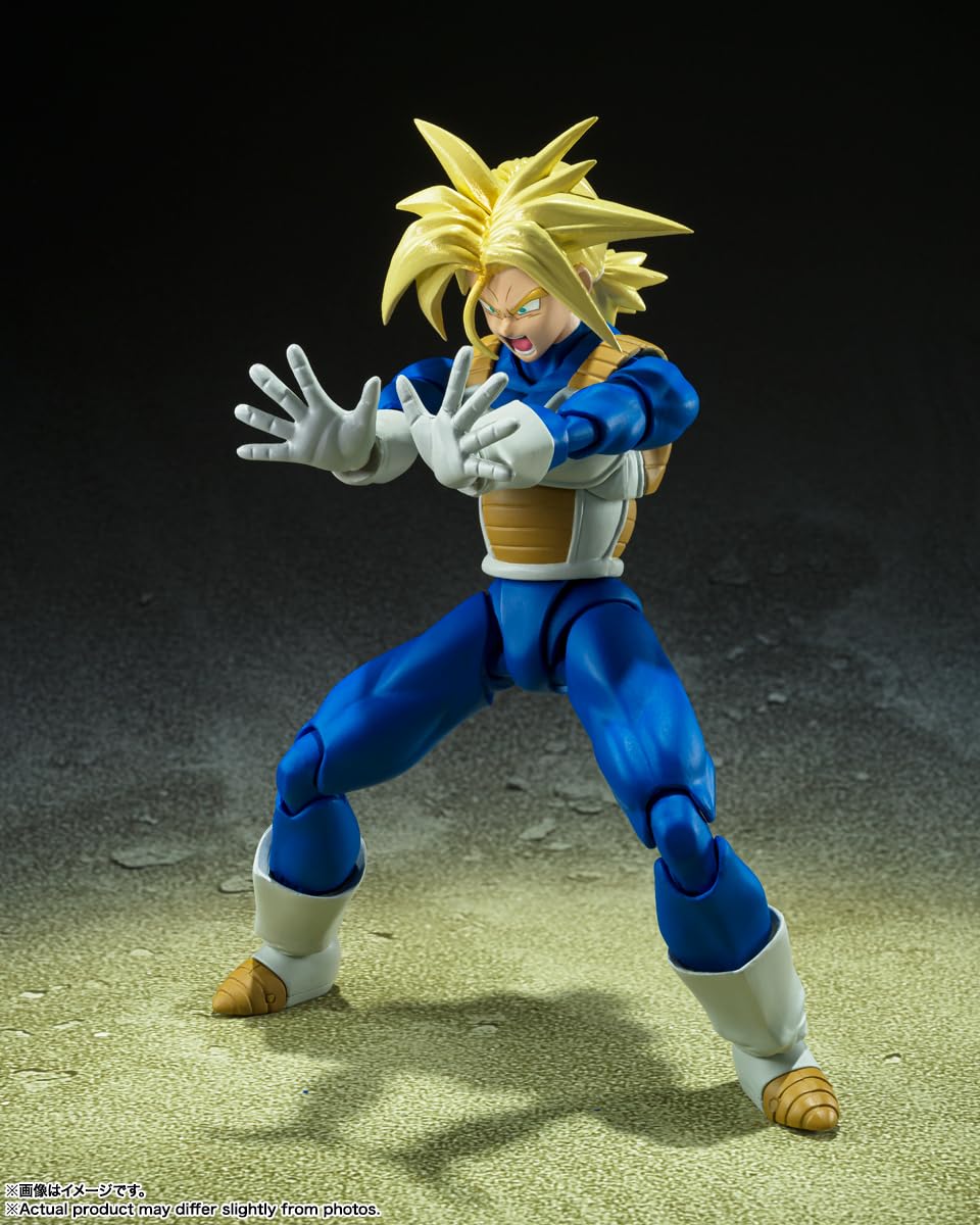 Foto 5 pulgar | Figura De Acción Tamashii Nations Dragon Ball Z Super Saiyan Trunks - Venta Internacional.