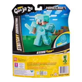 Foto 2 | Juguete Sensorial Heroes Of Goo Jit Zu Minecraft Steve Con Diamante - Venta Internacional.