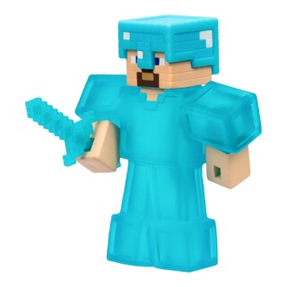 Foto 4 | Juguete Sensorial Heroes Of Goo Jit Zu Minecraft Steve Con Diamante - Venta Internacional.