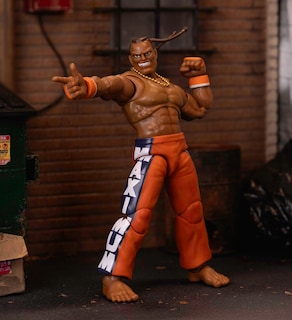 Foto 2 | Figura De Acción Jada Toys Street Fighter Ii Dee Jay 6'' - Venta Internacional.