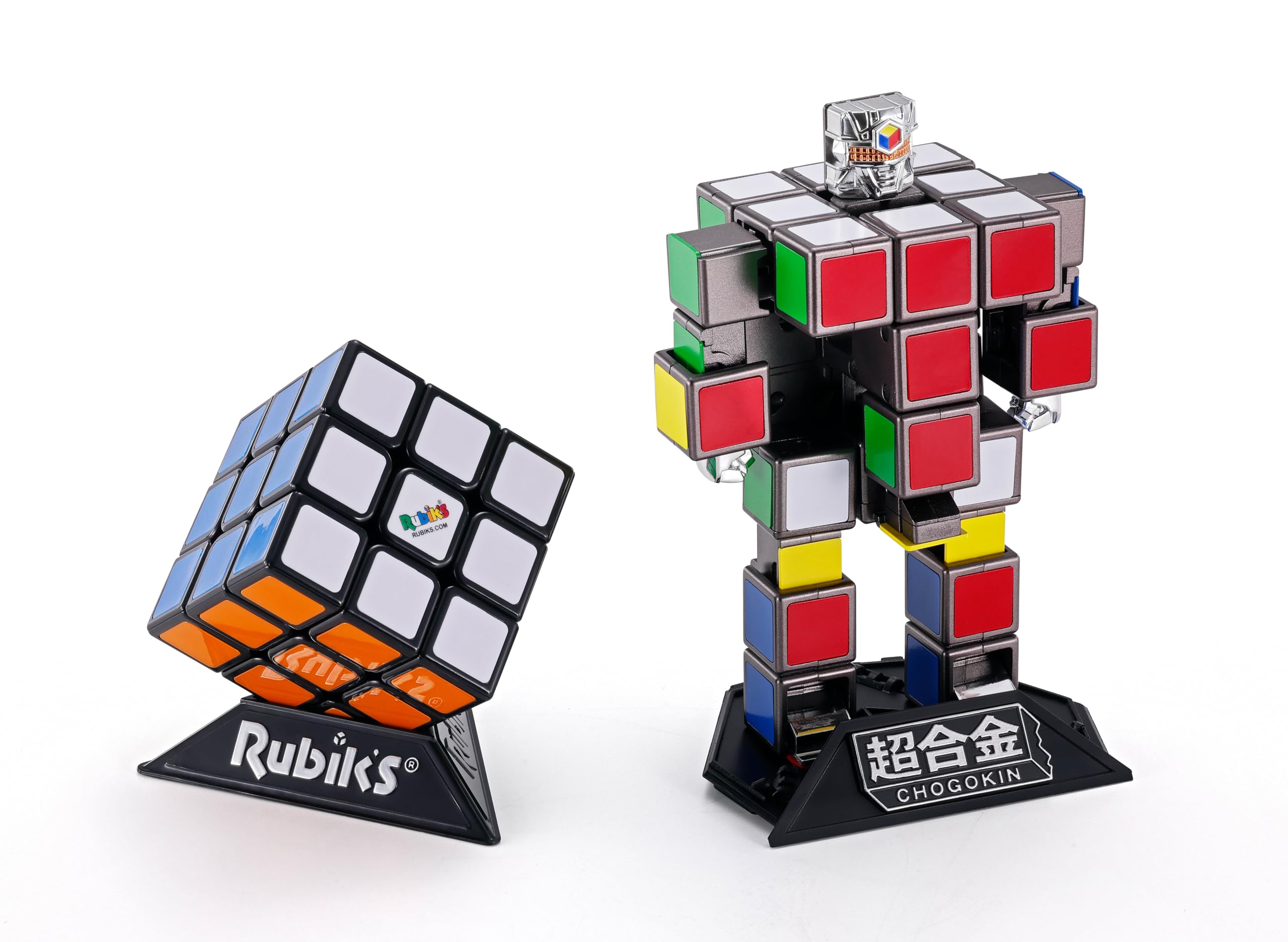 Foto 5 pulgar | Figura Tamashii Nations Rubik's Cube Robo Chokogin Bandai - Venta Internacional.
