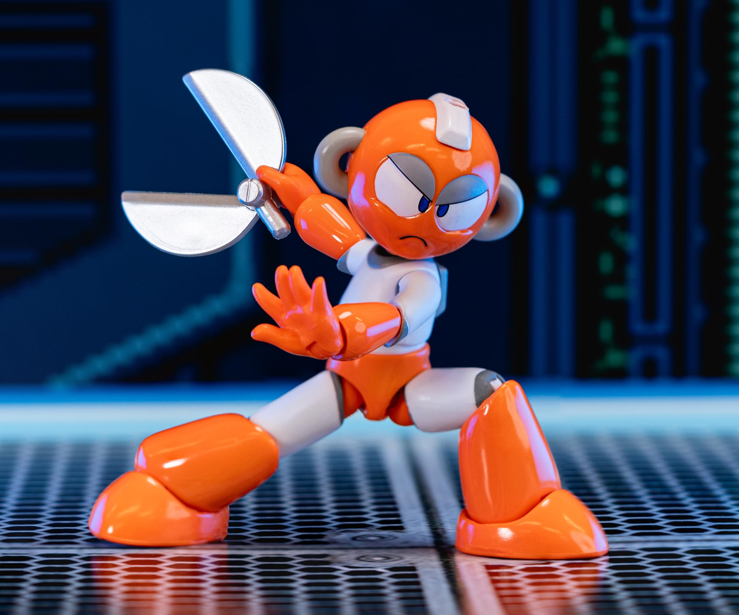 Foto 5 pulgar | Figura De Acción Jada Mega Man 4 Cut Man A Escala 1:12 Con Accesorios - Venta Internacional.