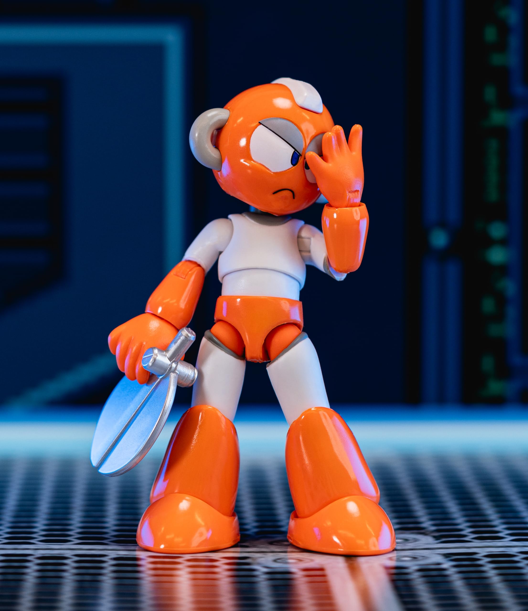 Foto 6 pulgar | Figura De Acción Jada Mega Man 4 Cut Man A Escala 1:12 Con Accesorios - Venta Internacional.