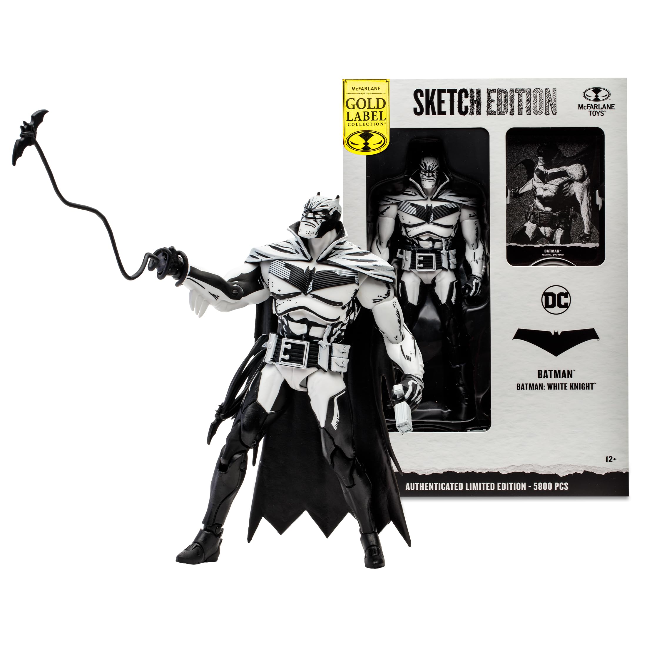 Figura De Acción Dc Comics Tm17053 Batman Black De 7 Pulgadas - Venta Internacional.
